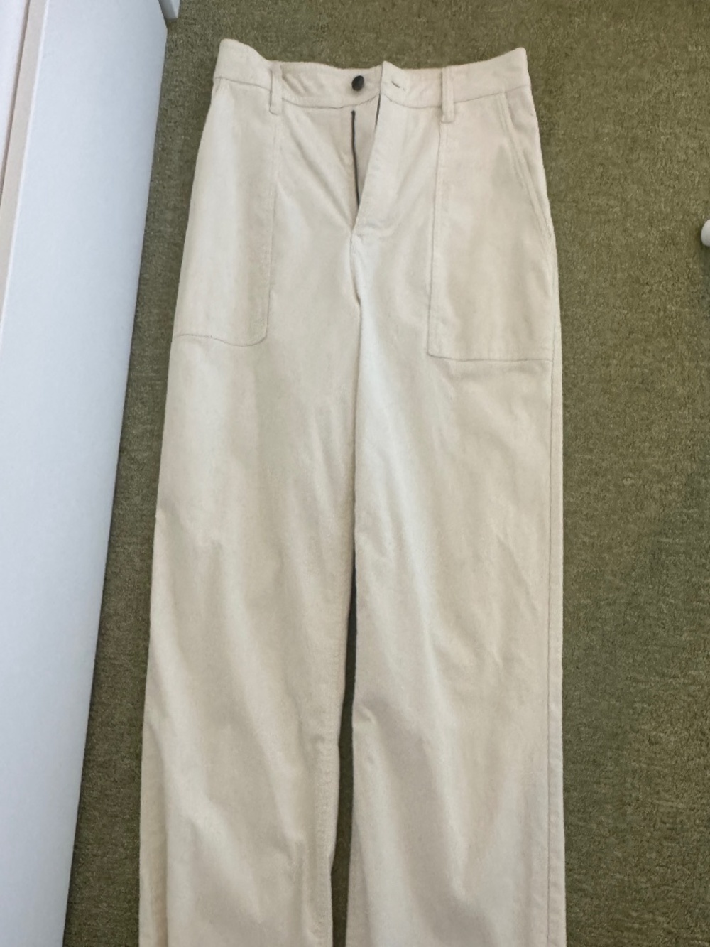 united by blue white corduroy pants